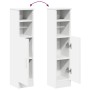 Mueble de baño con portarrollos blanco 20,5x22x90 cm by , Bathroom furniture - Ref: Foro24-858497, Price: 38,80 €, Discount: %