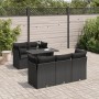 Set de sofás de jardín 6 piezas y cojines ratán sintético negro von , Gartensets - Ref: Foro24-3326096, Preis: 464,80 €, Raba...