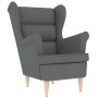 Sillón de tela gris oscuro 74x84x100 cm von , Sessel - Ref: Foro24-4016896, Preis: 178,63 €, Rabatt: %