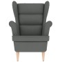 Sillón de tela gris oscuro 74x84x100 cm von , Sessel - Ref: Foro24-4016896, Preis: 178,63 €, Rabatt: %