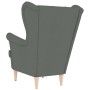 Sillón de tela gris oscuro 74x84x100 cm von , Sessel - Ref: Foro24-4016896, Preis: 178,63 €, Rabatt: %