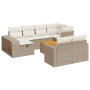 Set de sofás de jardín 11pzas con cojines ratán sintético beige von , Gartensets - Ref: Foro24-3326082, Preis: 673,53 €, Raba...