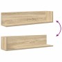 Estantes pared 2 uds madera roble Sonoma 75x16,5x16,5 cm de , Estantes y estanterías - Ref: Foro24-860033, Precio: 38,70 €, D...