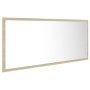 LED-Badezimmerspiegel aus Acryl in Sonoma-Eiche Farbe 100x8,5x37 cm von vidaXL, Badezimmerwaschtische - Ref: Foro24-804943, P...