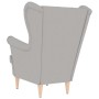 Sillón de tela gris nube 74x84x100 cm by , Armchairs - Ref: Foro24-4016905, Price: 224,31 €, Discount: %