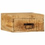 Mesita de noche de pared madera maciza de mango rugosa de , Mesitas de noche - Ref: Foro24-4017452, Precio: 67,17 €, Descuent...