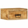 Mesita de noche de pared madera maciza de mango rugosa de , Mesitas de noche - Ref: Foro24-4017452, Precio: 67,17 €, Descuent...