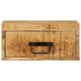 Mesita de noche de pared madera maciza de mango rugosa de , Mesitas de noche - Ref: Foro24-4017452, Precio: 67,17 €, Descuent...