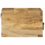 Mesita de noche de pared madera maciza de mango rugosa de , Mesitas de noche - Ref: Foro24-4017452, Precio: 67,17 €, Descuent...