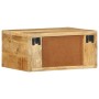 Mesita de noche de pared madera maciza de mango rugosa de , Mesitas de noche - Ref: Foro24-4017452, Precio: 67,17 €, Descuent...