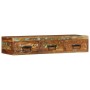 Mueble de TV de pared madera maciza reciclada 100x30x19 cm by , CD and DVD storage - Ref: Foro24-4017465, Price: 114,20 €, Di...