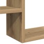 Estantes cubo de pared 2 uds madera roble artisan 50x15x50 cm by , Shelves and shelves - Ref: Foro24-856605, Price: 37,57 €, ...