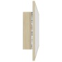 LED-Badezimmerspiegel aus Acryl in Sonoma-Eiche Farbe 100x8,5x37 cm von vidaXL, Badezimmerwaschtische - Ref: Foro24-804943, P...