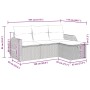 Set de sofás de jardín 4 pzas y cojines ratán sintético marrón von , Gartensets - Ref: Foro24-3325559, Preis: 289,38 €, Rabat...