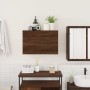 Mueble de pared baño madera ingeniería roble marrón 60x25x40 cm von , Badezimmerwaschtische - Ref: Foro24-860073, Preis: 45,9...