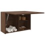 Mueble de pared baño madera ingeniería roble marrón 60x25x40 cm von , Badezimmerwaschtische - Ref: Foro24-860073, Preis: 45,9...