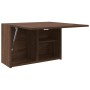 Mueble de pared baño madera ingeniería roble marrón 60x25x40 cm von , Badezimmerwaschtische - Ref: Foro24-860073, Preis: 45,9...