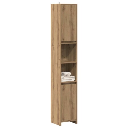 Armario de baño madera ingeniería roble artisan 30x30x183,5 cm von , Badezimmermöbel - Ref: Foro24-856065, Preis: 103,27 €, R...