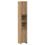 Armario de baño madera ingeniería roble artisan 30x30x183,5 cm von , Badezimmermöbel - Ref: Foro24-856065, Preis: 103,27 €, R...