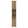 Armario de baño madera ingeniería roble artisan 30x30x183,5 cm von , Badezimmermöbel - Ref: Foro24-856065, Preis: 103,27 €, R...