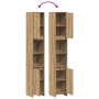 Armario de baño madera ingeniería roble artisan 30x30x183,5 cm von , Badezimmermöbel - Ref: Foro24-856065, Preis: 103,27 €, R...