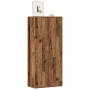 Mueble zapatero madera de ingeniería envejecida 80x39x178 cm by , Shoe racks and shoe organizers - Ref: Foro24-856044, Price:...