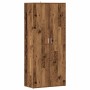 Mueble zapatero madera de ingeniería envejecida 80x39x178 cm by , Shoe racks and shoe organizers - Ref: Foro24-856044, Price:...