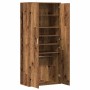 Mueble zapatero madera de ingeniería envejecida 80x39x178 cm by , Shoe racks and shoe organizers - Ref: Foro24-856044, Price:...