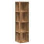 Mueble de esquina madera ingeniería roble artisan 33x33x132 cm by , Lockers and storage cabinets - Ref: Foro24-856723, Price:...