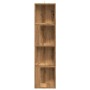 Mueble de esquina madera ingeniería roble artisan 33x33x132 cm by , Lockers and storage cabinets - Ref: Foro24-856723, Price:...