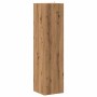Mueble de esquina madera ingeniería roble artisan 33x33x132 cm by , Lockers and storage cabinets - Ref: Foro24-856723, Price:...