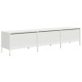 Mueble para TV acero laminado en frío blanco 202x39x43,5 cm by , TV Furniture - Ref: Foro24-3307160, Price: 216,86 €, Discoun...