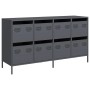 Aparador de acero laminado en frío antracita 135x39x73,5 cm by , Sideboards - Ref: Foro24-3307169, Price: 224,83 €, Discount: %