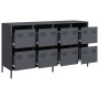 Aparador de acero laminado en frío antracita 135x39x73,5 cm by , Sideboards - Ref: Foro24-3307169, Price: 224,83 €, Discount: %