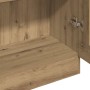 Aparador alto madera ingeniería roble artisan 82,5x30,5x185 cm by , Bookcases and shelves - Ref: Foro24-3318717, Price: 173,5...