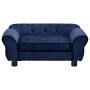 Sofá para perros felpa azul 72x45x30 cm by , Beds for dogs - Ref: Foro24-171040, Price: 96,79 €, Discount: %