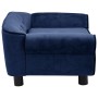 Sofá para perros felpa azul 72x45x30 cm by , Beds for dogs - Ref: Foro24-171040, Price: 96,79 €, Discount: %