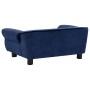 Sofá para perros felpa azul 72x45x30 cm by , Beds for dogs - Ref: Foro24-171040, Price: 96,79 €, Discount: %