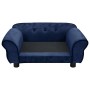 Sofá para perros felpa azul 72x45x30 cm by , Beds for dogs - Ref: Foro24-171040, Price: 96,79 €, Discount: %