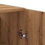 Armario de pared madera ingeniería marrón roble 69,5x34x90 cm de , Aparadores - Ref: Foro24-857295, Precio: 92,37 €