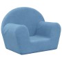 Sofá para niños felpa suave azul by , Baby and Toddler Furniture - Ref: Foro24-356984, Price: 42,35 €, Discount: %