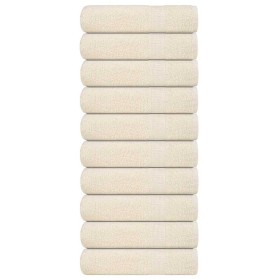 Toallas de Mano 10 piezas Crema 50x100 cm 360 g/m² 100% Algodón von , Handtücher - Ref: Foro24-137000, Preis: 53,25 €, Rabatt: %