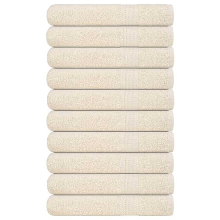 Toallas de sauna 10 uds 100% algodón crema 80x200 cm 360 gsm von , Handtücher - Ref: Foro24-137009, Preis: 110,72 €, Rabatt: %