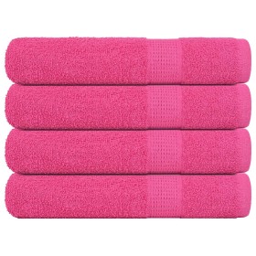 Toallas de sauna 4 uds 100% algodón rosa 80x200 cm 360 gsm von , Handtücher - Ref: Foro24-137056, Preis: 47,88 €, Rabatt: %