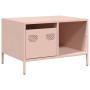 Mesa de centro acero laminado en frío rosa 68,5x50x43,5 cm by , Coffee table - Ref: Foro24-851281, Price: 73,06 €, Discount: %