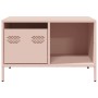 Mesa de centro acero laminado en frío rosa 68,5x50x43,5 cm by , Coffee table - Ref: Foro24-851281, Price: 73,06 €, Discount: %