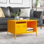 Mesa de centro acero laminado en frío amarillo 68,5x50x43,5 cm by , Coffee table - Ref: Foro24-851283, Price: 73,27 €, Discou...