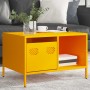Mesa de centro acero laminado en frío amarillo 68,5x50x43,5 cm by , Coffee table - Ref: Foro24-851283, Price: 73,27 €, Discou...