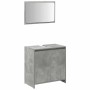 Set muebles de baño 2 piezas madera contrachapada gris hormigón by , Bathroom furniture - Ref: Foro24-3324853, Price: 122,62 ...
