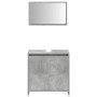 Set muebles de baño 2 piezas madera contrachapada gris hormigón by , Bathroom furniture - Ref: Foro24-3324853, Price: 122,62 ...